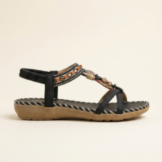 Elsa - Sandalias gladiadoras adornadas