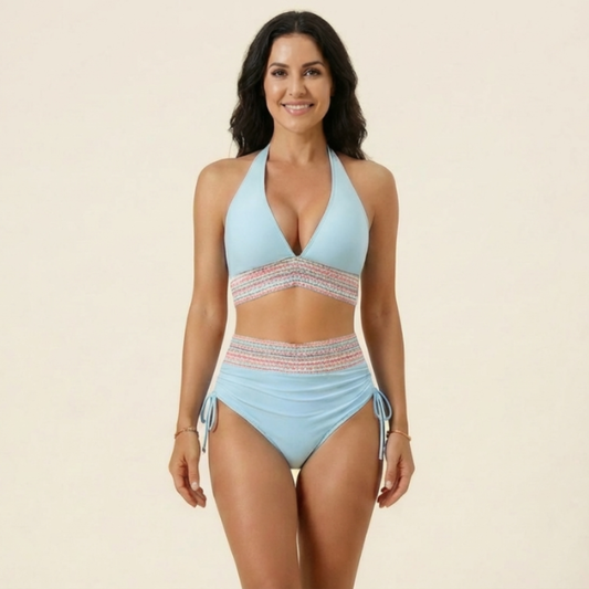 Noa – Bikini de Cintura Alta con Banda Moldeadora