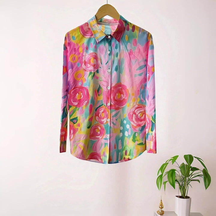 Selina | Blusa con estampado colorido
