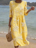 Vestido Floral Bordado | Elige tu Color
